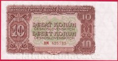 10 Kčs 1953 BM-ruský číslovač