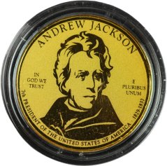 Zlatá mince Rovníková Guinea - 250 Pesetas 2022 - Andrew Jackson