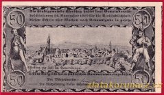 Eferding - 50 haléřů - 1920 - černý tisk