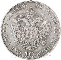 10 Krejcar 1839 C