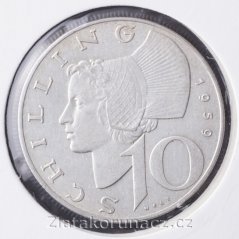 Rakousko - 10 schilling 1959
