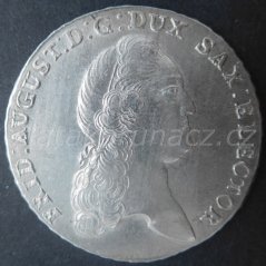 Německo  - Sasko - 1 tolar 1782 I.E.C.