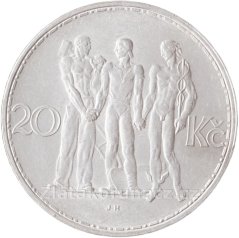 Dvacetikoruna - 20Kč 1933