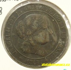 Španělsko - 5 centimos 1868 OM