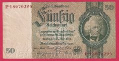 Německo - 50 Reichsmark 30.3.1933 - série P - F - 8 m.č.