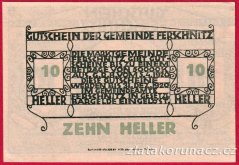 Ferschnitz - 10 haléřů - 1920