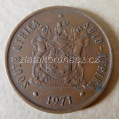 Afrika jižní (Jihoafrická rep.) - 2 cent 1971