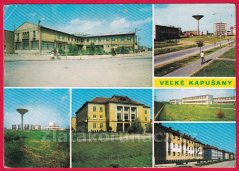 Veľké Kapušany - hotel, škola