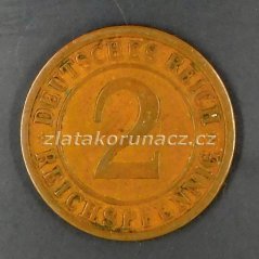 Německo - 2 Reichspfennig 1925 E