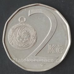2 koruna 2001