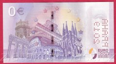 0 Euro souvenir - Galleria Vittorio Emanuele Milano