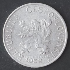 1 haléř 1959