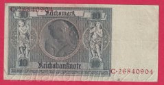 Německo - 10 Reichsmark 22.1.1929 - série C-G - 8 m.č.