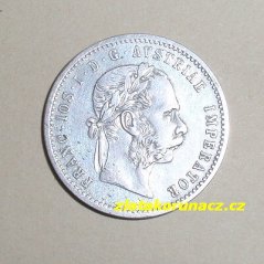 1/4 zlatník  1872 b.z.