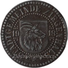 Německo - Ziegenhals - 50 pfennig 1918