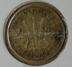 Austrálie - 3 pence 1943