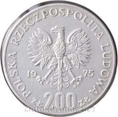 Polsko - 200 zlotych 1975 MW