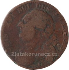 Francie - 12 deniers 1792 D