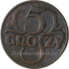 Polsko - 5 groszy 1937