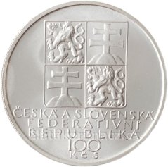 1991 - 100Kčs - A.Dvořák - Standart