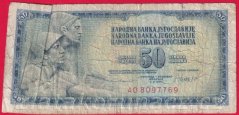 Jugoslávie - 50 Dinara 1981