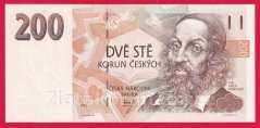 Česká republika - 200 korun 1993 A 18 - Žlutý papír