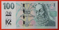 Česká republika - 100 korun 2018 s přítiskem M27