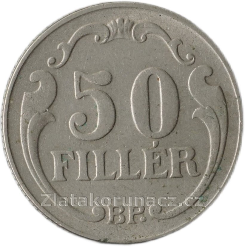 Maďarsko - 50 fillér 1940 BP