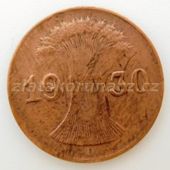 Německo - 1 Reichspfennig 1930 D