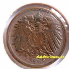 Německo - 1 Reich Pfennig 1912 D