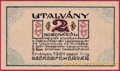 Maďarsko - Székesfehérvár - 2 koruny