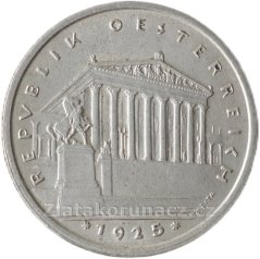 Rakousko - 1 schilling 1925