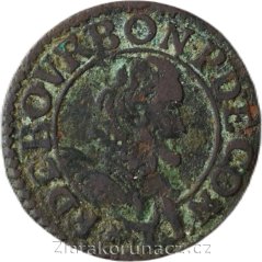 Francie - Chateau-Regnault - 2 deniers (Double Tournois) 1605-1614, Typ 9