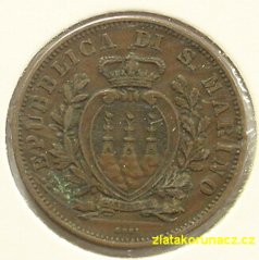 San Marino - 10 centesimi 1893 R