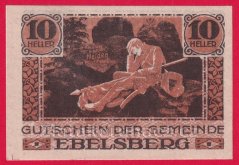 Ebelsberg - 10 haléřů - 1920