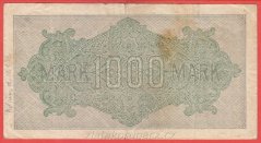 Německo - 1000 mark 15.9.1922 - série Cc-PG