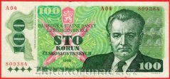 Československo - 100 Korun 1989  A 04