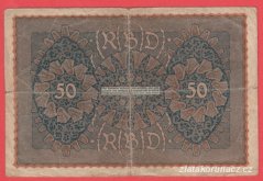 Německo - 50 mark 24.6.1919 - série OPa-pořadí 1
