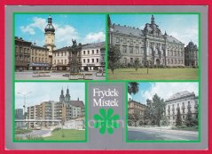 Frýdek-Místek - dvojměstí vzniklé spojením slezského Frýdku a moravského Místku