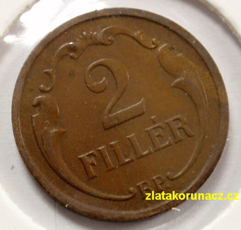 Maďarsko - 2 fillér 1935 BP