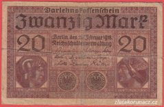 Německo - 20 mark 20.2.1918 - série E