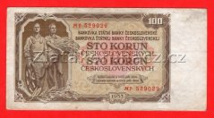 100 Kčs 1953 MP
