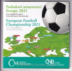 Sada oběžných mincí 2021 - ME ve Fotbale