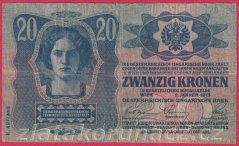Rakousko-Uhersko - 20 kronen 1913  II.vydání