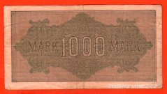 Německo - 1000 mark 15.9.1922 - série K-GB