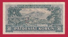 50 Kčs 1948 A 25,perf."S"