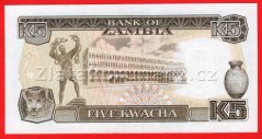 Zambia - 5 Kwacha 1988-1989