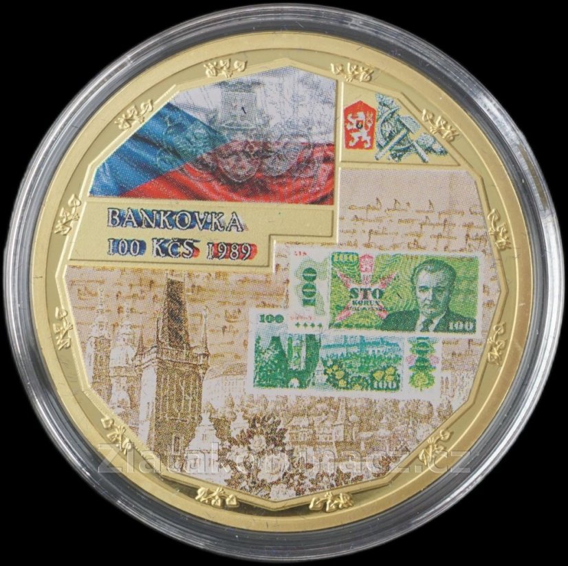 Historie české měny - Bankovka 100 Korun 1989