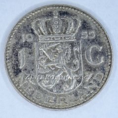 Holandsko - 1 gulden 1955