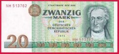 Německo - Východní- 20 Mark 1975 NH